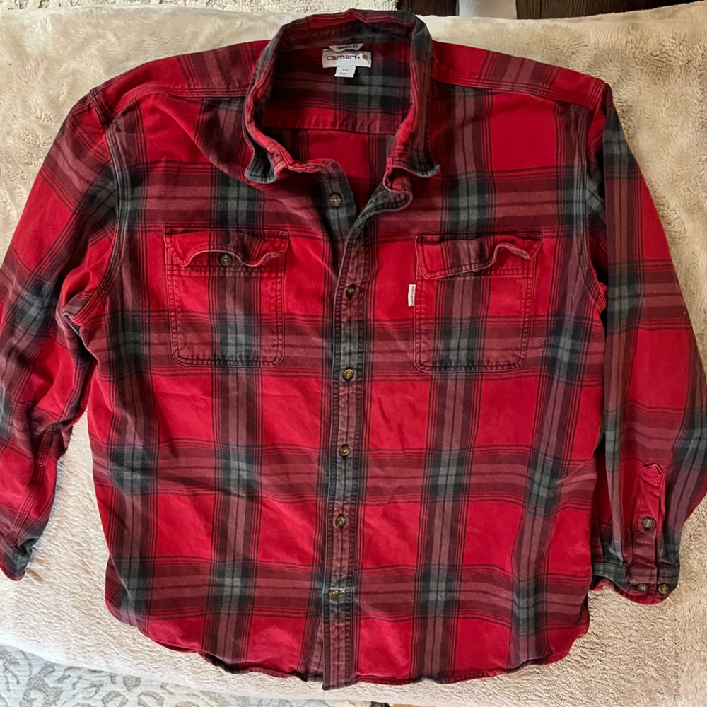 XXL Carhartt Heavyweight Flannel Shirt